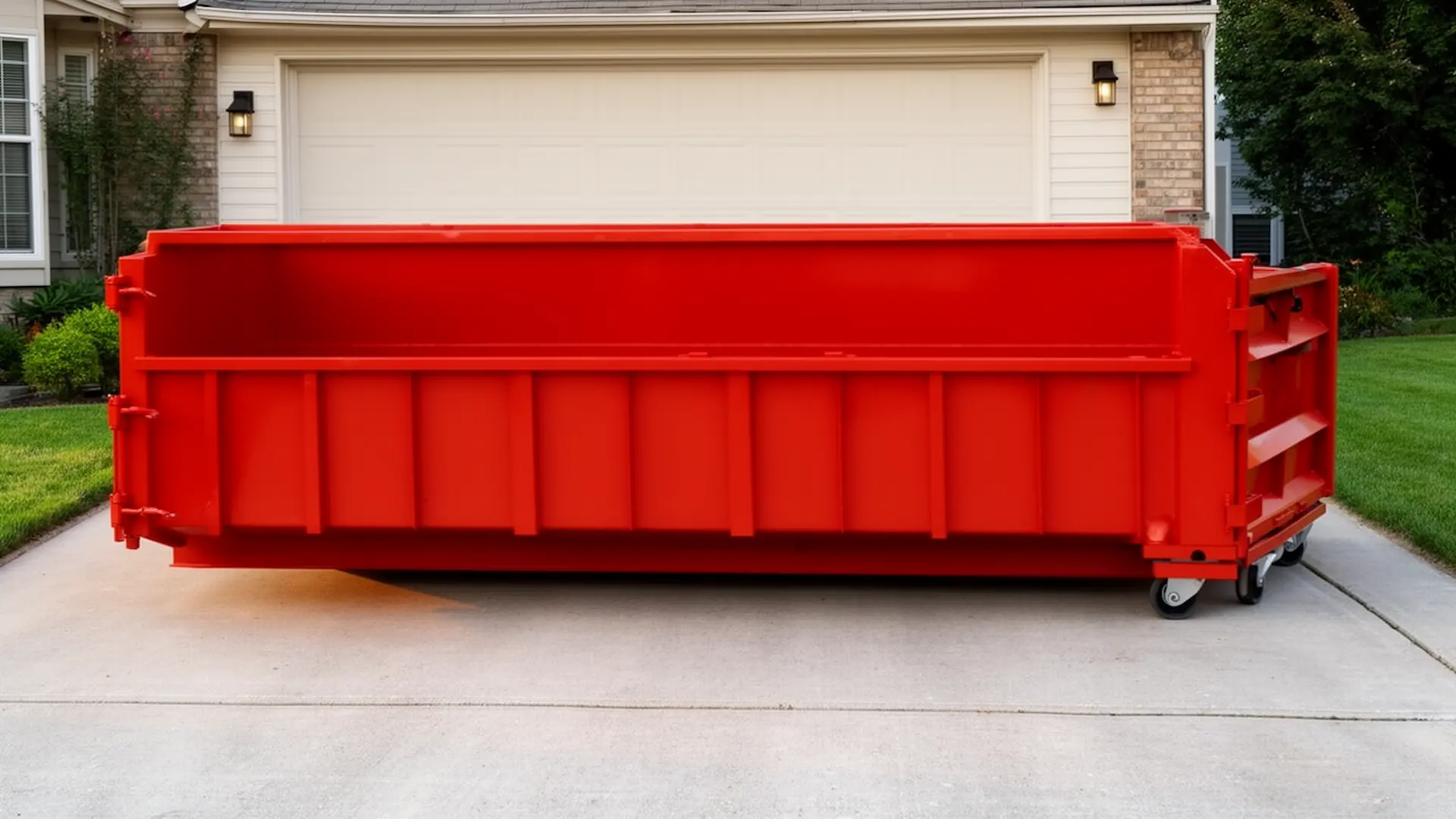 Roll-off dumpster from Brewer & Sons Dumpsters in Columbia, MD